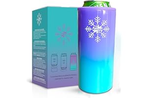CANTARKTIKA Rafraichisseur Thermos Refroidisseur de canettes et bouteilles de 330 ml 440 ml et 500 ml pour la bière et boissons gazeuses cadeau original homme femme copain copine
