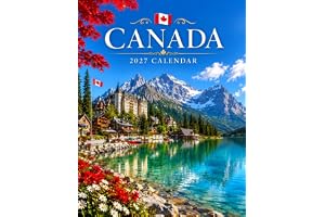 Canada 2027 Calendar: Beautiful Canadian Landscapes and Scenic Nature