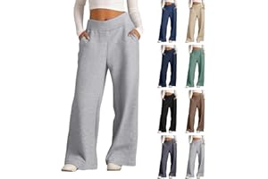GENERIC Jogginghose Mädchen Weites Bein Reithose Kinder Baggy Sporthose mit Gummibund Lockere Jogging Hose Einfarbig Wide Leg Lässige Sport Hosen