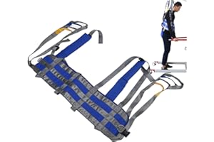 ANKROYU Imbracatura per deambulazione del paziente, imbracature morbide il sollevamento del paziente, cinghie regolabili per il sollevamento dell'handicap per il trasferimento di pazienti paralizzati