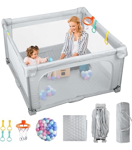 Foppapedretti Jubox Vouwbox voor kinderen vanaf de geboorte tot 36 maanden, draagbaar met meegeleverde tas, gevoerde mat, beschermde hoeken met coating, 93 x 93 x 78 cm, Augh Foppapedretti Jubox Vouwbox voor kinderen vanaf de geboorte tot 36 maanden, draagbaar met meegeleverde tas, gevoerde mat, beschermde hoeken met coating, 93 x 93 x 78 cm, Augh