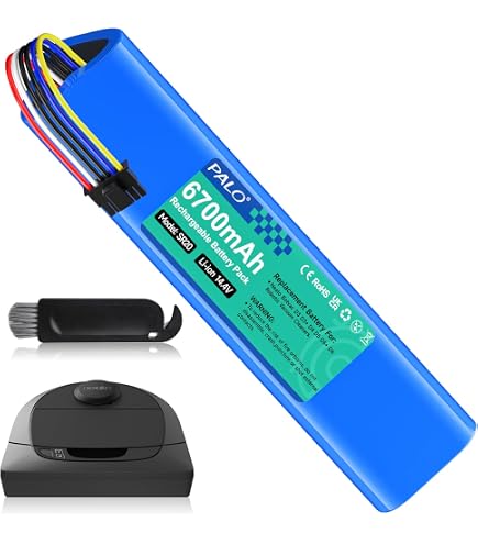 PowerSmart Batteria NiMH 3600 MAh 12V Per Neato Botvac - Compatibile Con 205-0012, 905-0306, Per Botvac 70e, 80, D75, D80 E Serie D - Ricambio Ad Alta Capacità
