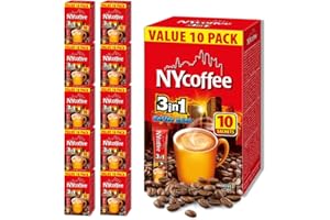 CR SNACKING NY COFFEE 3 IN 1 BOX (10 x 10 SACHETS) - 3 in 1 Coffee Sachets Bulk Coffee | Instant Coffee Sachet