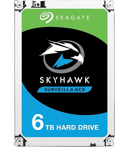 Seagate ST8000VX0022 3.5-Inch 8 TB SkyHawk Internal Hard Drive for