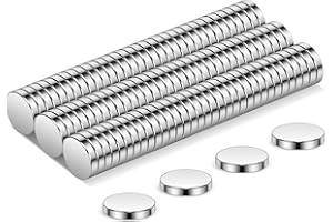 Wukong 6x1mm Pequeños imanes, imanes de neodimio mini de 100 piezas para refrigerador, impresora 3D, modelo y proyecto de bricolaje