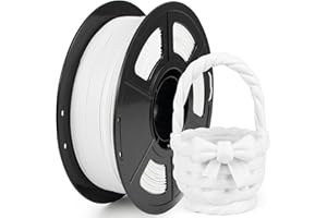 IEMAI PLA Filamento 1.75mm 1Kg, Alta Velocidad PLA Blanco, Filamento para Impresora 3D, Precisión Dimensional +/- 0.02mm