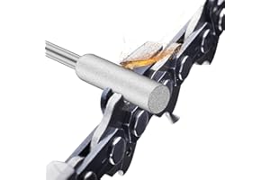 DEUSON 6 stk Schleifstift set, diamantschärfer Frässtift mit 1/8-Zoll-Schaft,verschleißfester Grat,Schleifstein,Feile,Polierwerkzeug,Schleifeinsätze für Kettensägen,Stein,Metall,Holz (4mm)