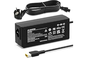 VUOHOEG 65W Chargeur Ordinateur Portable pour Lenovo Thinkpad T430 T440 T440s T450 T450s T460 T470 T470S X240 X250 X260 X270 G50 G70 Ideapad Flex 2 3 14 15 Yoga 11 11S ADLX65NLC2A ADLX65NCC2A Adaptateur