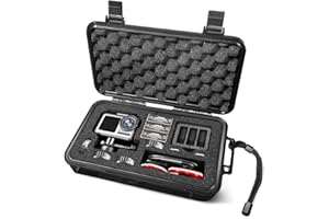 LEKUFEE Étui de Transport étanche Travel pour DJI Osmo Action et Accessoires (ÉTUI Uniquement)