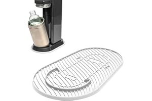 ‎MIXCOVER Mixcover White Silicone Mat for Sodastream Duo Drip Protection Underlay Soda Stream Accessories for Water Carbonator Duo Accessories or Sodastream E-Duo