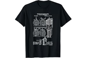 SYNYEY T-shirt con disegno di birra, brevetto Brewery, idea regalo per birraio Maglietta