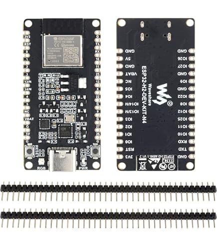 Waveshare ESP32-H2 Mini Development Board – Processore RISC-V 96MHz, 4MB Flash, Supporta BLE 5, Zigbee 3.0 E Thread, Con Connettore Type-C - 6