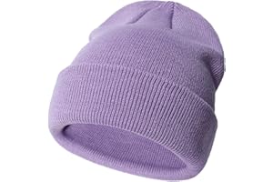 TUANMOZI Strickmütze Jungen Mädchen Wintermütze Bequeme Mütze Klassische Hut Herbst Winter Mützen Warm Stricken Kindermützen Von 2-10 Jahren