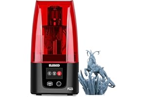 ELEGOO Mars 3 Pro Imprimante 3D MSLA en Résine à Photopolymérisation UV 3D Printer avec Écran LCD Monochrome 4K Ultra de 6,66 Pouces, Taille d'impression 143x89.6x175 mm³
