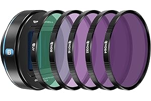 Freewell Niebieska anamorficzna soczewka 1,55 X z UV, ND8, ND16, ND32 i ND64 kompatybilna tylko z obudowami z serii Freewell Sherpa