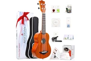 Aklot ukulele sopranowe 53 cm solidny mahoń Ukelele dla profesjonalnych początkujących zestaw z torbą na Gig Strap String Instrukcja broszura