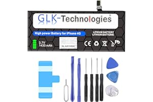 High Power Ersatzakku kompatibel mit iPhone 4 | Original GLK-Technologies Battery /1430 mAh Akku | inkl. Werkzeug Set Kit Reparaturset NEU