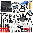 Kuptone 69 IN 1 Accessories Set for GoPro Hero 10 GoPro Hero 9 Hero 8 Hero 7 Hero 6 Hero 5 Hero 4 Hero HD(2018) Hero Fusion Max/Session Fit Xiaomi AKASO Crosstour Apeman Action Camera