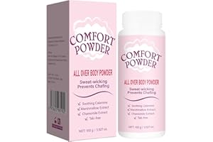 GENERISCH Polvo corporal sin talco para mujeres, antihumedad y olores, Intimate Comfort Dry & Fresh Powder con fragancia, absorbe el sudor, desodorante para pieles secas y frescas (1)