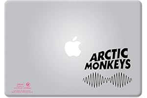 Artstickers. 15" 17" Laptop Sticker Arctic Monkeys Design Sticker for MacBook Pro Air Mac Laptop Black Spilart Gift Registered Trademark