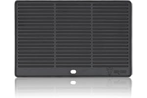 Piastra per grigliare in ghisa BBQ-Toro | 48,5 x 40 cm | piastra reversibile, utilizzabile su ambedue le parti | rettangolare, universale e solida