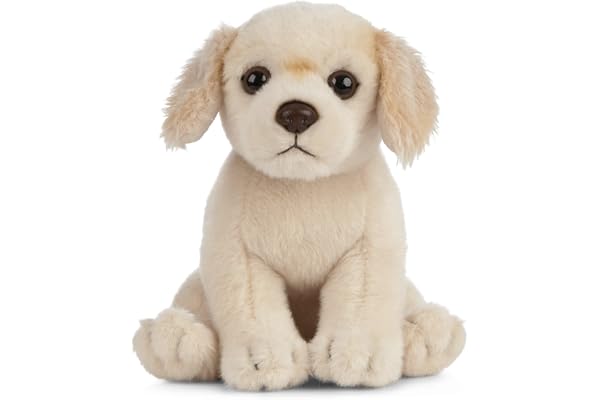 Peluche Living Nature - Chiot Golden Retriever en peluche (16 cm)