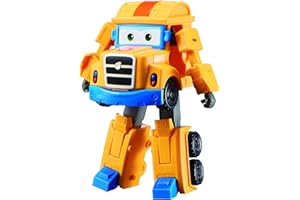 Super Wings POPPA WHEEL Camion Jouet Transformable et Figurine ,Robot Transformable du Dessin Animé , Enfant 2 3 4 5 6 7 8 Ans Garcon Fille