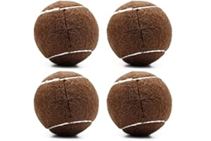 Magicorange Lot de 4 balles de tennis prédécoupées pour pieds de meubles et protection du sol, en feutre résistant et durable