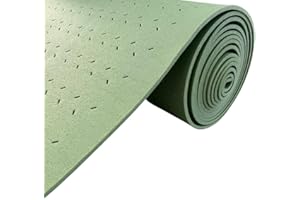 FLOORPRO Artificial Grass Underlayment - 1metre x 5metre Roll - 10mm Thickness - Hole Drainage System - Excellent Underfoot Comfort - Shock-pad Underlay - Ideal for Decking or Concrete