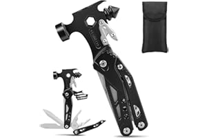 Lytool Idée Cadeau Homme,Papa Original,Noel,Fete des Peres,Saint Valentin,Anniversaire,15 en 1 Outil Multifonction en Acier Inoxydable, Gadget pour Survie Camping Accessoires Randonnée