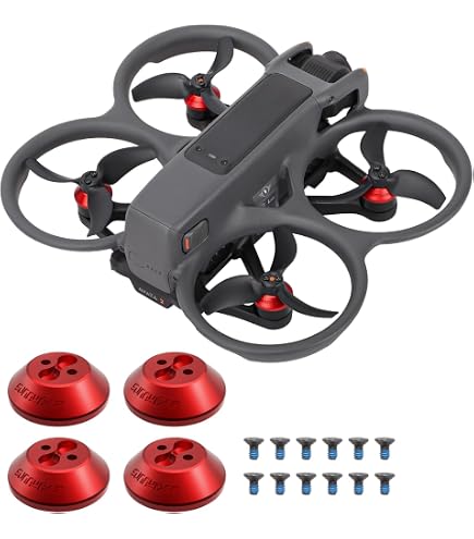 Lot de 4 hélices de rechange pour DJI Avata - Faible bruit - Accessoires pour drone DJI Avata - Vis et tournevis exclusifs - 4 pièces 1 boîte de rangement Lot de 4 hélices de rechange pour DJI Avata - Faible bruit - Accessoires pour drone DJI Avata - Vis et tournevis exclusifs - 4 pièces 1 boîte de rangement