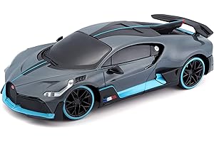 Maisto Tech R/C Bugatti Divo: zdalnie sterowany samochód w skali 1:24, 2,4 GHz, z uchwytem pistoletowym, od 5 lat, 20 cm, szary (581515)