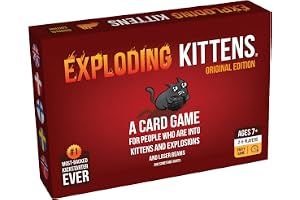 Exploding Kittens - Kort Spel | Familjevänligt Partyspel | Rysk Roulette | Svenska | Danska | Norska | Finska | Ålder 7+