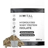 Whey Protein Isolate 990g for 1 month of treatment. | 26 grams a day of Isolate Whey Protein 100% pure and 100% natural. NO F