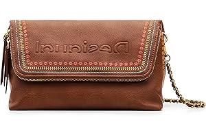 Desigual Pol Green Venecia Torba na ramię 25 cm, Brązowy, Rozmiar Uniwersalny