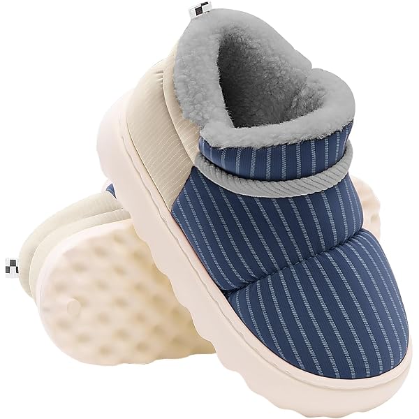Xnova Pantoufles Femme Chaudes Confortables - Chaussons Mémoire De Forme Peluche Antidérapants