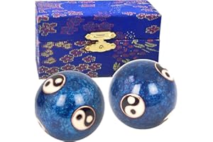 FENGSHUISALE Chinese Feng Shui Baoding Balls Stress Relief Yin Yang