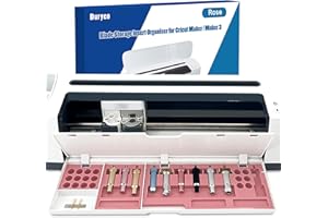 Duryeo Blade Storage Insert for Cricut Maker 3 & Maker, Blades Tray, Drawer Blade Housing and Quickswap Tip Accessories Organizer (Rose, Blades and Housing not Included)