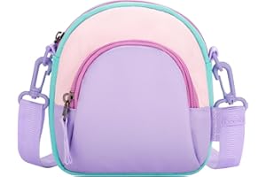 Choco Mocha Girls Purses for Kids Crossbody Bag Little Girls Cute Purse Bag Toddler Children Gifts Age 3 4 5 6 7 8 9 10