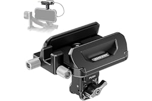 NEEWER Supporto SSD da 40-65mm Staffa SSD a Sgancio Rapido con Morsetto per Cavo Compatibile con SmallRig Gabbia per Telefono per iPhone 16 Pro Max 15 Pro Max Samsung S24 Ultra T9 T7 T5 SanDisk, PA065