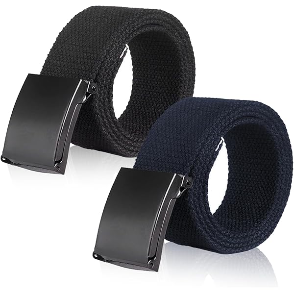 GUIGA Ceinture Homme,ceinture,Ceintures De Travail Réglable Sans Trou Pour Hommes,Ceinture Unisexe En Toile,Convient à Toutes Les Occasions (pessimiste), Gris, Up To 56