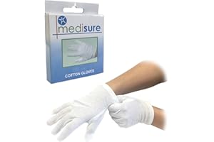 Medisure Gants unisexe, coton, taille M