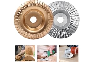 SZQIUNUBI Wood Carving Discs For Angle Grinder Wood Grinding Wheel Angle Grinder Disc Wood Grinding Wheel Rotary Disc Flat Grinder Shaping Abrasive Disc Angle Grinding Discs For Wood Bore 16mm Woodworking Tools