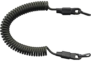 EdcX Paracord Smycz taktyczna Made in Ukraine Zwijany przewód Elastyczny brelok Paracord