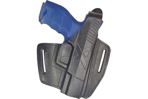 VlaMiTex B5 Fodero per Pistola Heckler & Koch SFP9 HK VP9 VP40, in 100% Pelle