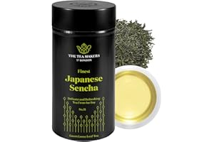 The Tea Makers of London Japanese Sencha Green Loose Leaf Tea 125 g Caddy