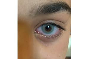 BEAUTÉ DES ANGES Amazonite lentilles de contact sans correction (vert) un vert opaque strié pour un regard enchanteur