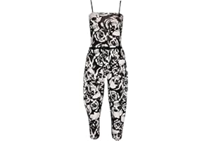 A2Z 4 KIDS Girls Jumpsuit Kids Floral Leopard Aztec Tribal Print Trendy Playsuit All in One Age 7 8 9 10 11 12 13 Years