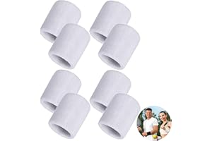 FIVEMILEBRO 8 Pièces Sport Serre Poignets, Bandeau Poignet Sport, Bracelets de Sudation, Unisexe, pour Tennis, Basketball, Football, Course à Pied
