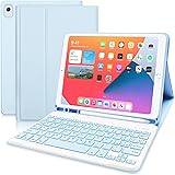 Custodia con Tastiera per iPad 10.2 per iPad 10.2 9a/8a/7a Generazione/iPad Air 3 2019/iPad Pro 10,5, Italiana QWERTY Layout 